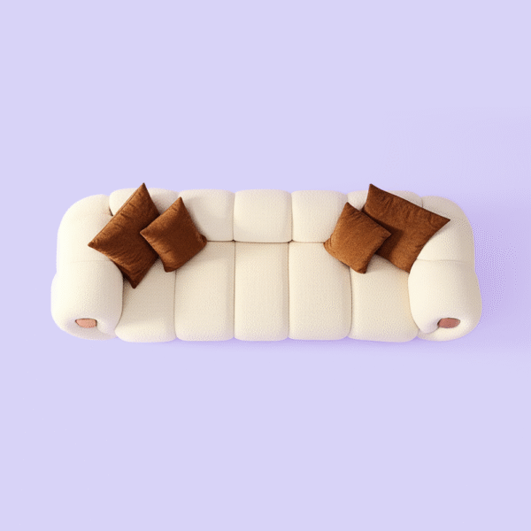 The Lekki Bouclé Sofa - Image 4