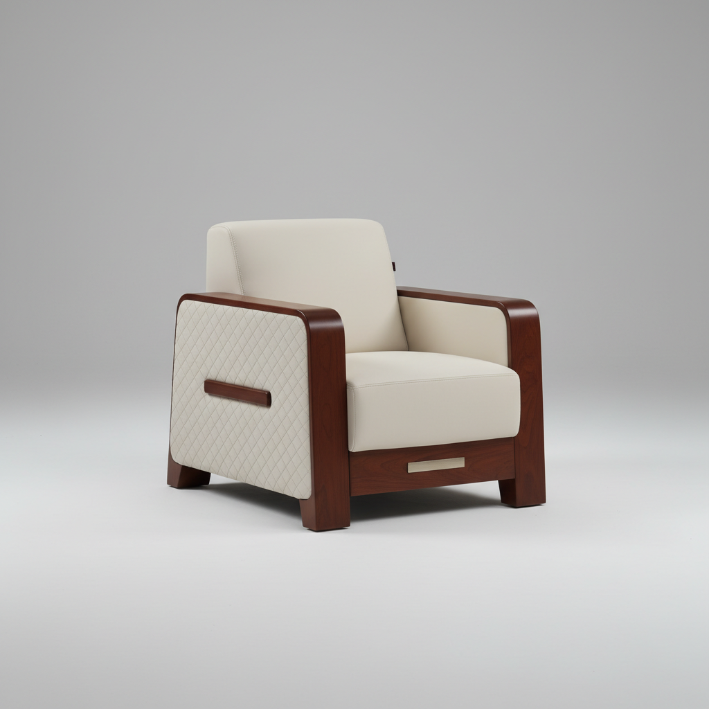 Imperial Heritage Solid Wood Executive Armchair - Image 2