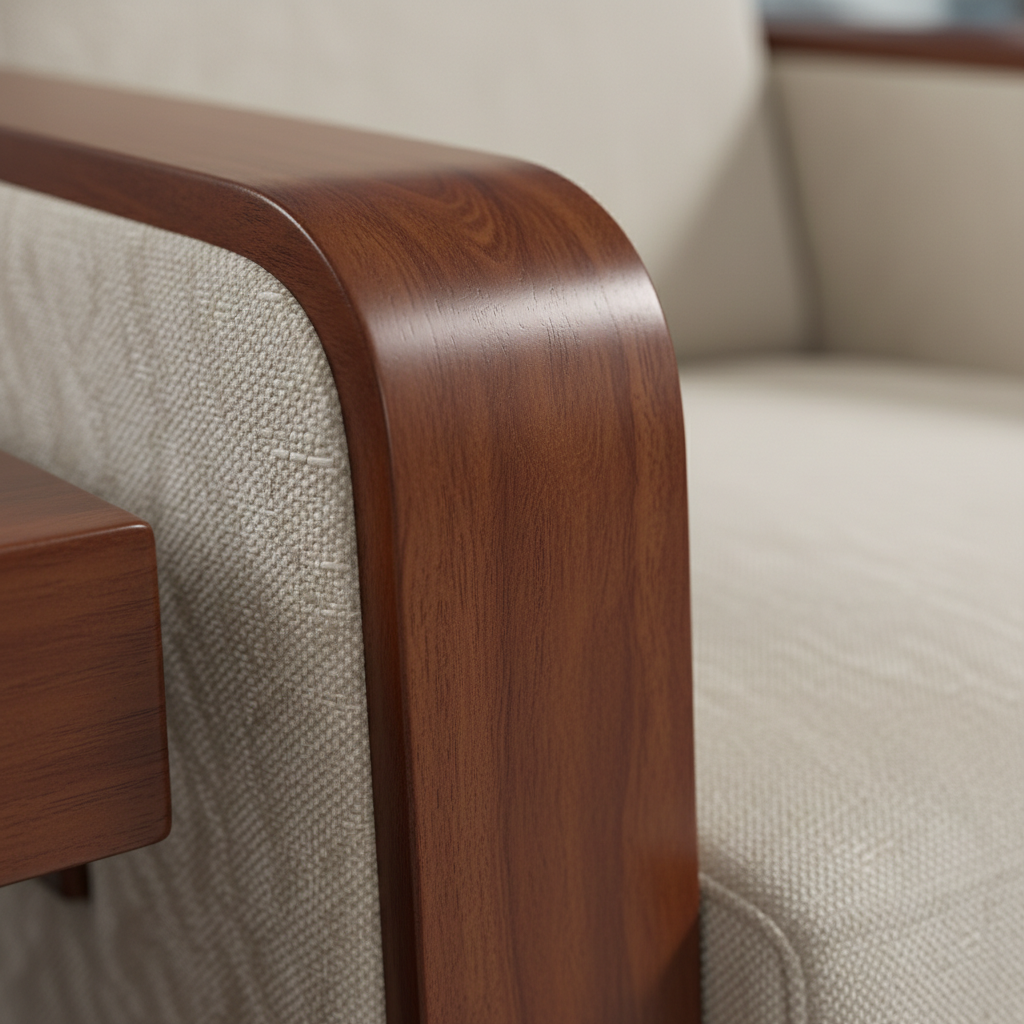 Imperial Heritage Solid Wood Executive Armchair - Image 3